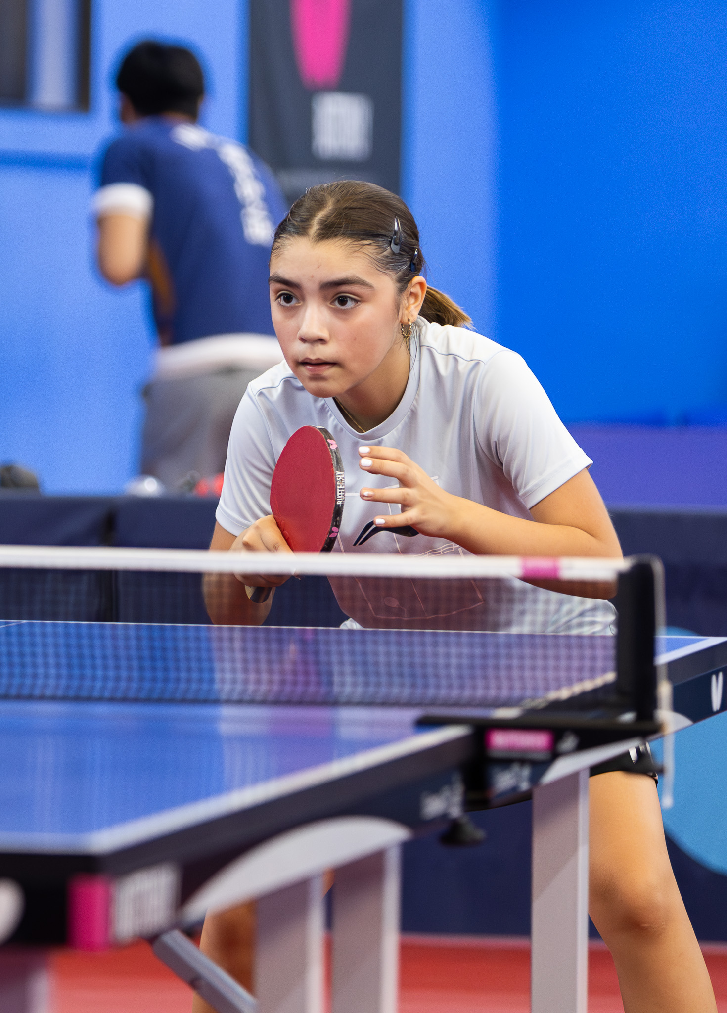 Youth table tennis training at SATTC